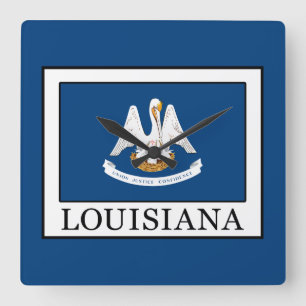 Louisiana Fyrkantig Klocka