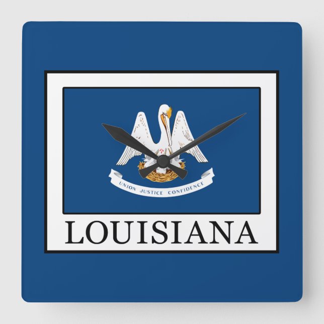 Louisiana Fyrkantig Klocka (Framsida)