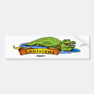Louisiana Gator Bildekal