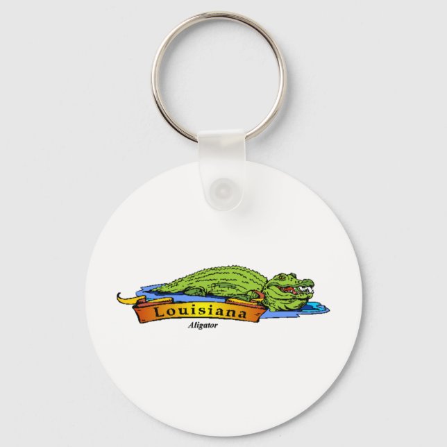 Louisiana Gator Nyckelring (Framsida)