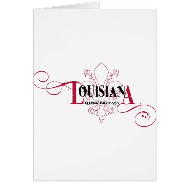 Louisiana Hälsningskort (Framsidan)