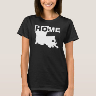 Louisiana Hemifrån Från Stat T-Shirt Tees