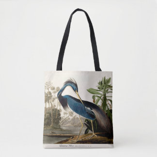 Louisiana Heron, 1834, från amerikanska fåglar Tygkasse