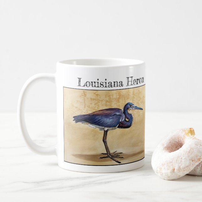 Louisiana Heron (tricolor Egretta) Kaffemugg (Med munk)