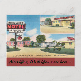 Louisiana, Hollywood Motel, Baton Rouge Vykort