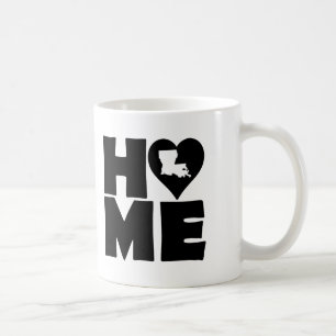 Louisiana Home Heart State Mugg eller Resemugg