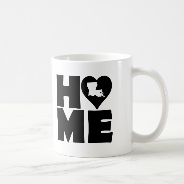Louisiana Home Heart State Mugg eller Resemugg (Höger)