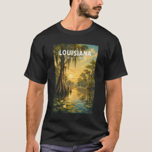 Louisiana Illustration Resa Konst Vintage T Shirt