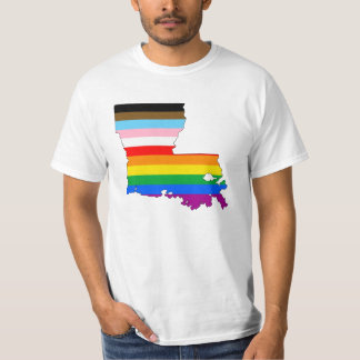 Louisiana-inkluderande Pride T Shirt