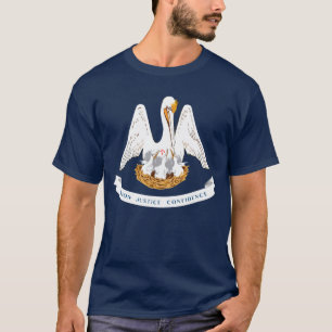 Louisiana jackar av arm, American T-Shirt