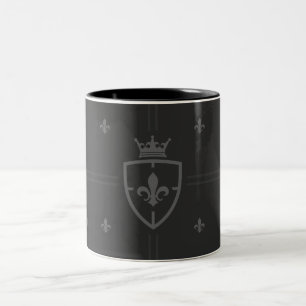 Louisiana Jackar om Arm Fleur de Lis Två-Tonad Mugg
