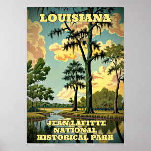 Louisiana Jean Lafitte nationalpark 2 Poster