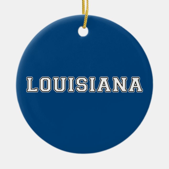 Louisiana Julgransprydnad Keramik (Framsidan)