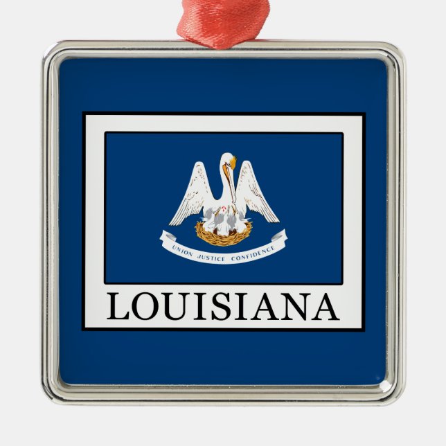 Louisiana Julgransprydnad Metall (Framsidan)