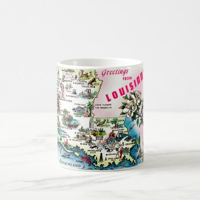 Louisiana Kartmugg Kaffemugg (Center)