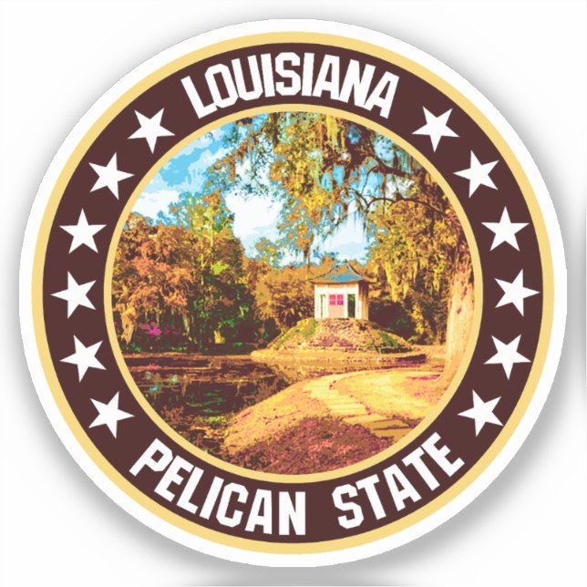 Louisiana Klistermärken (Framsida)