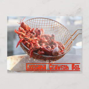 Louisiana Kräftor Boil Vykort