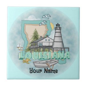 Louisiana Lighthouse Kakelplatta