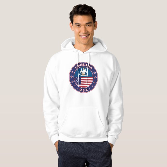 Louisiana, Louisiana t-shirt, legging Hoodie (Hel framsida)