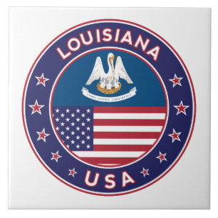 Louisiana, Louisiana-telefonfodral, dekal, påse Kakelplatta