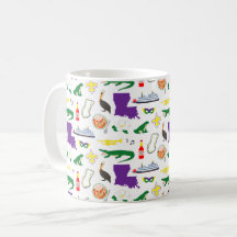 Louisiana New Orleans Mardie Gras Coffee Mugg