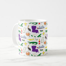 Louisiana New Orleans Mardie Gras Coffee Mugg