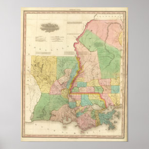 Louisiana och Mississippi 2 Poster