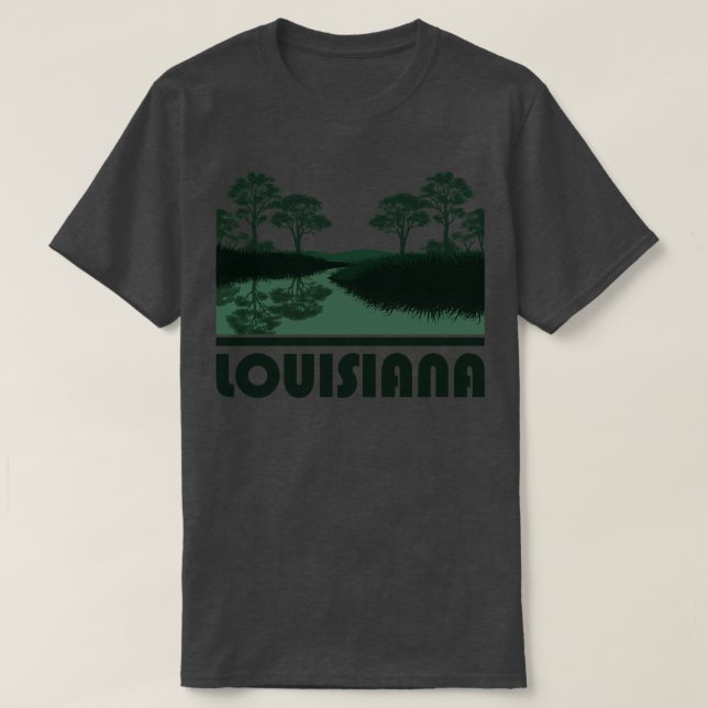 Louisiana och natur TShirt T Shirt (Design framsida)