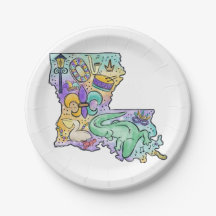 Louisiana Papper Plate