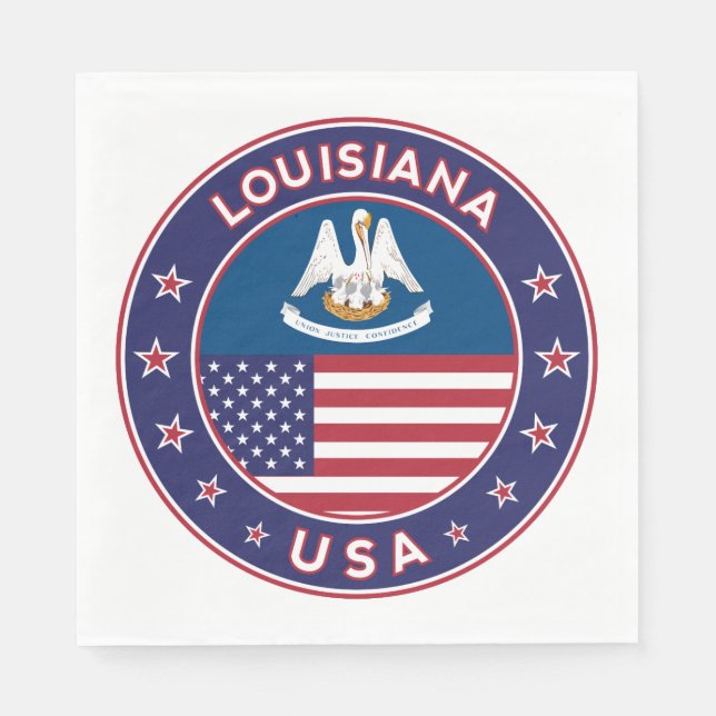 Louisiana Pappersservett (Framsidan)