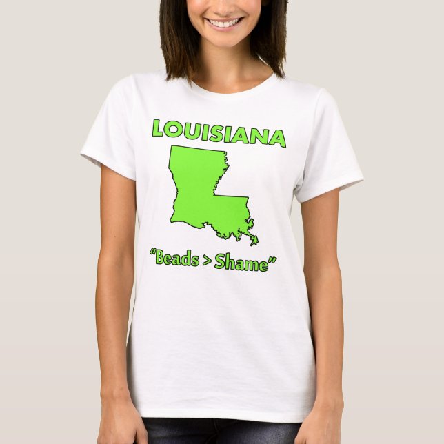 Louisiana - Pärlor > Skam T-shirt (Framsida)
