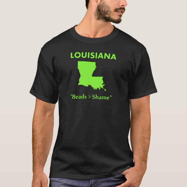 Louisiana - pärlor > skam t-shirt (Framsida)