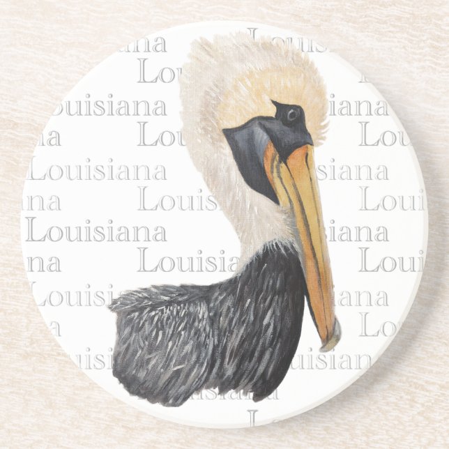 Louisiana Pelican Sandstone Underlägg (Framsidan)