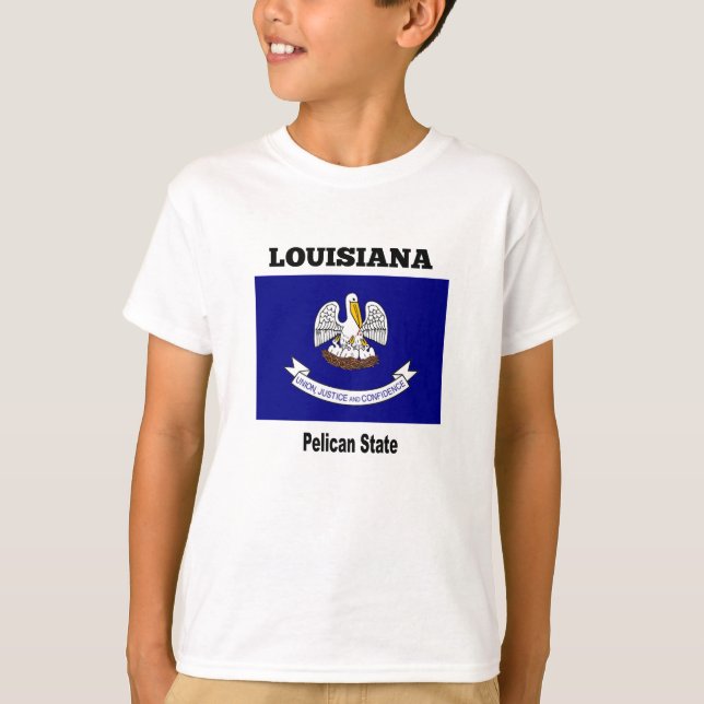 Louisiana, Pelican State T-shirt (Framsida)