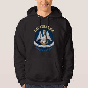 LOUISIANA PELICAN STATLIG FLAGGA HOODIE