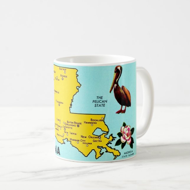 Louisiana - Pelikanstaten Mugg (Framsida höger)