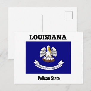 Louisiana, Pelikanstaten, Vykort