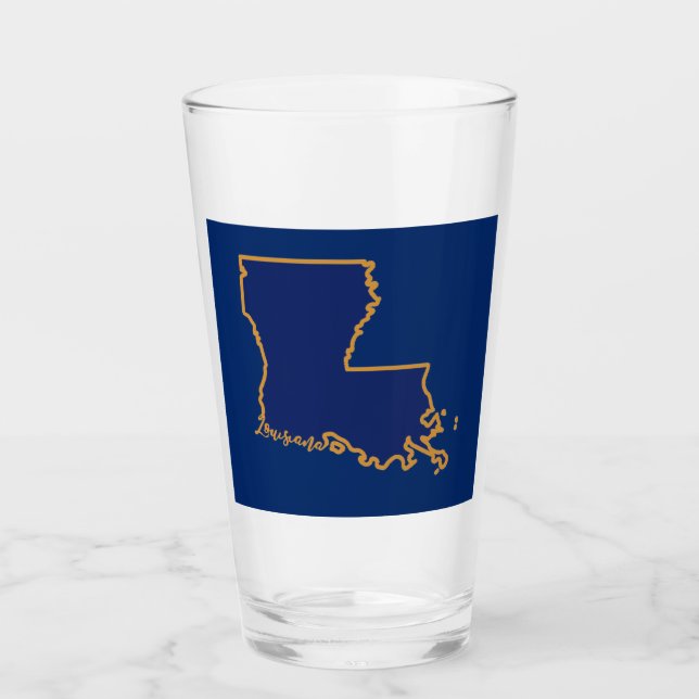 Louisiana Pint Glass Glaskopp (Framsida)
