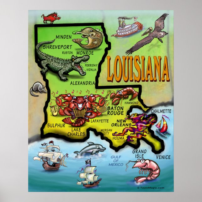 Louisiana Poster (Framsidan)