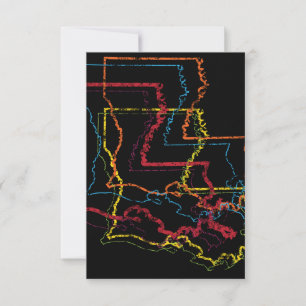 louisiana-pride oskärpa inbjudningar