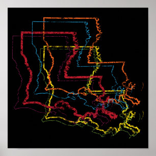 louisiana-pride oskärpa poster