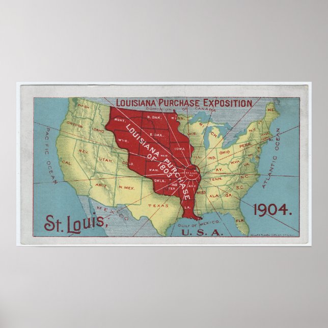 Louisiana Purchase Exposition Poster (Framsidan)