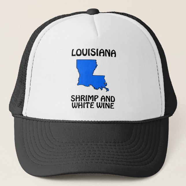 Louisiana - Räkor och vitt vin Keps (Framsida)
