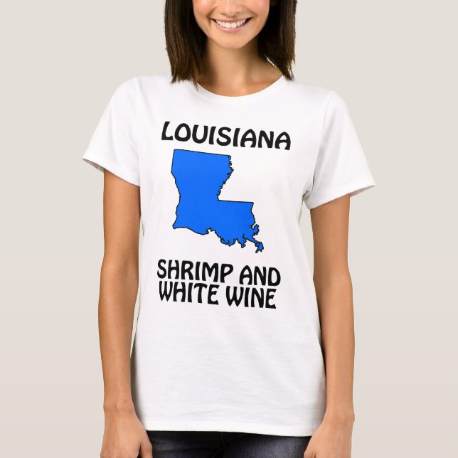 Louisiana - Räkor och vitt vin Tee (Framsida)
