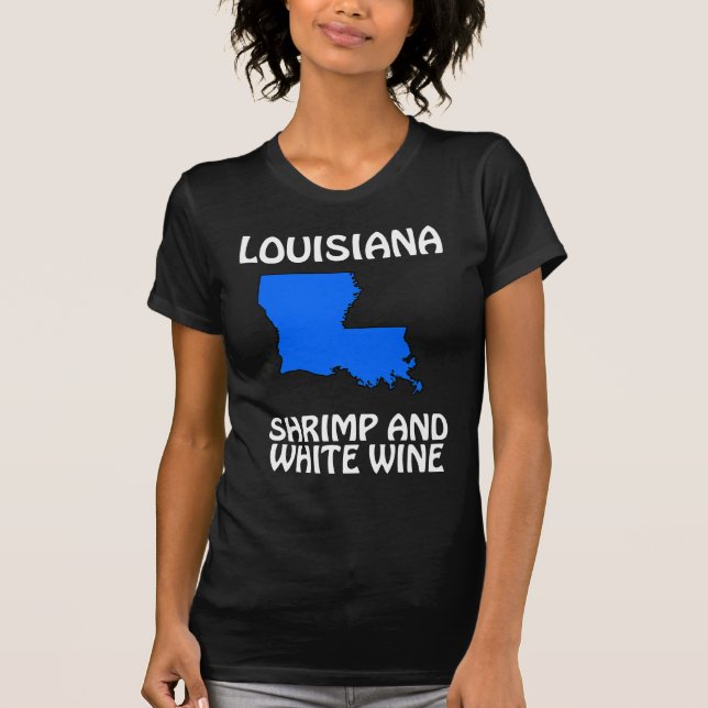 Louisiana - Räkor och vitt vin Tröja (Framsida)