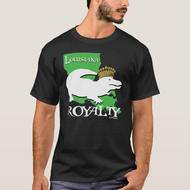 Louisiana royalty (vitalligatorn) tee shirt (Framsida)