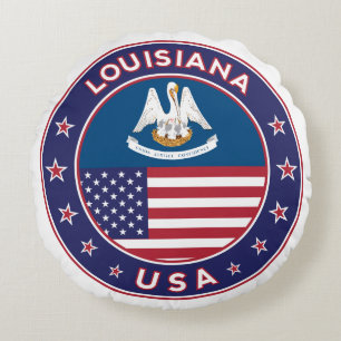 Louisiana Rund Kudde