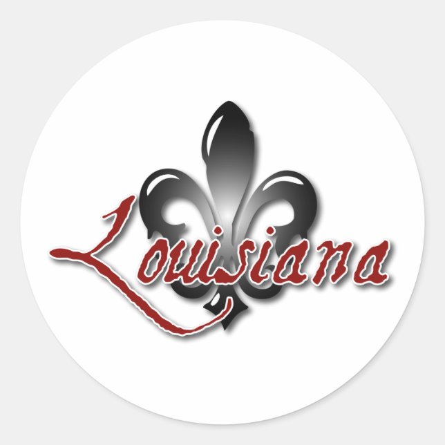 Louisiana Runt Klistermärke (Framsida)