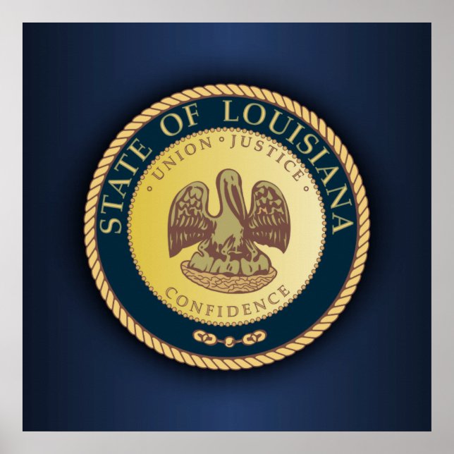 Louisiana Seal Poster (Framsidan)