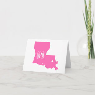 Louisiana Shock rosa Vit Vin Monogram DIG BG Tack Kort
